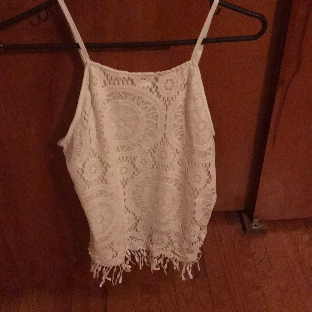Lace tank top